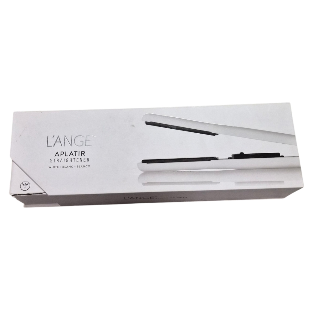 L’ange Aplatir Hair Straightener White Flat Iron New In Box